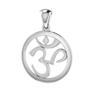 Om Symbol Silver Pendant TPD3848 - Jewelry